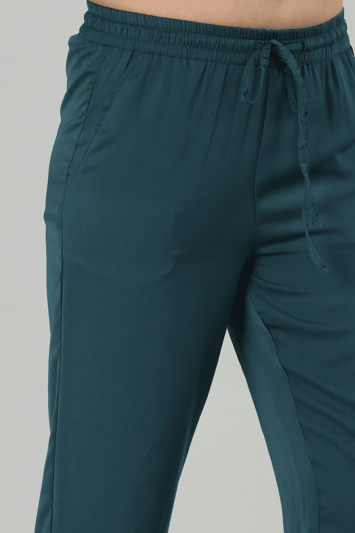 Teal Blue Ladies Plazo
