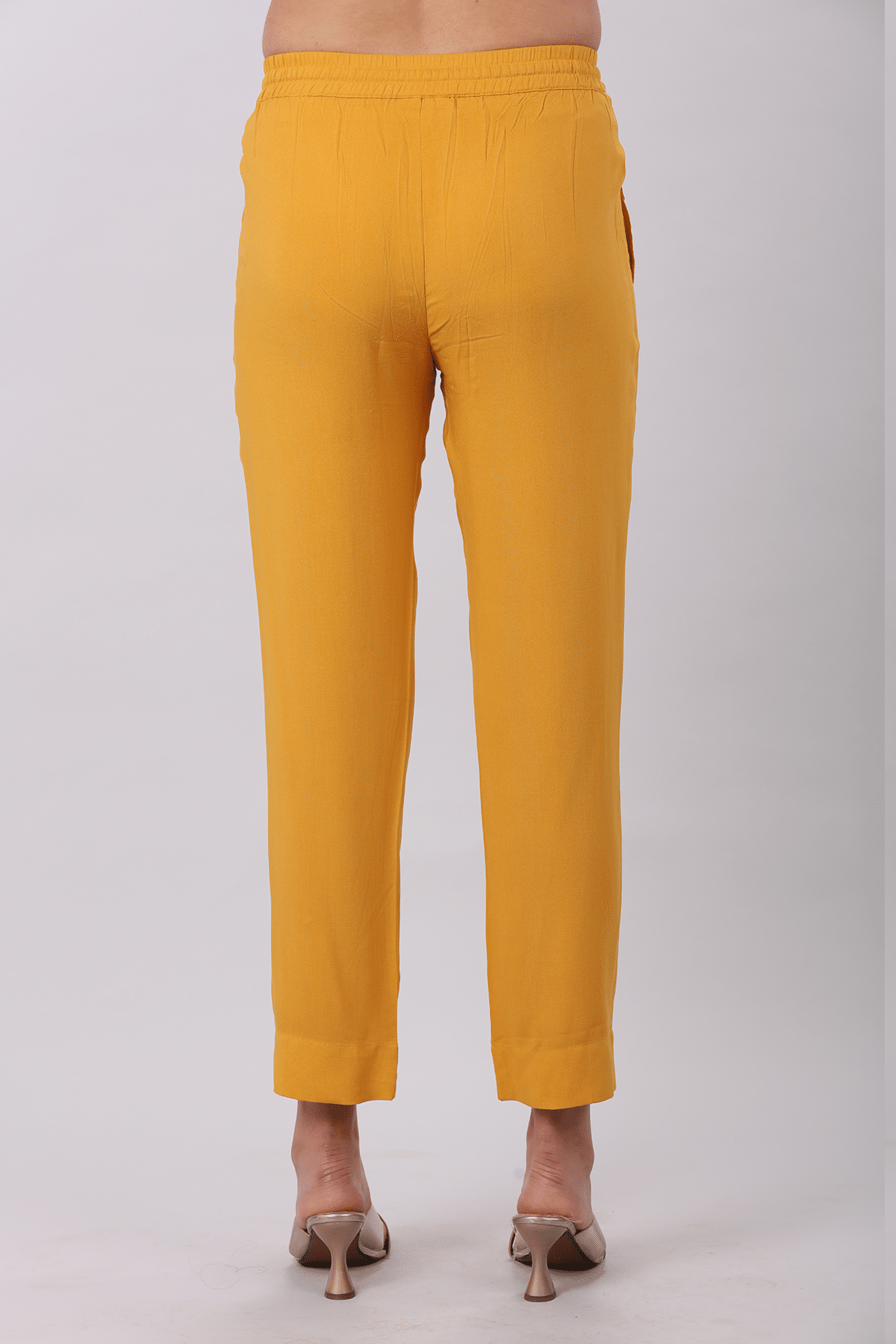 Orange Palazzo Women's Pants