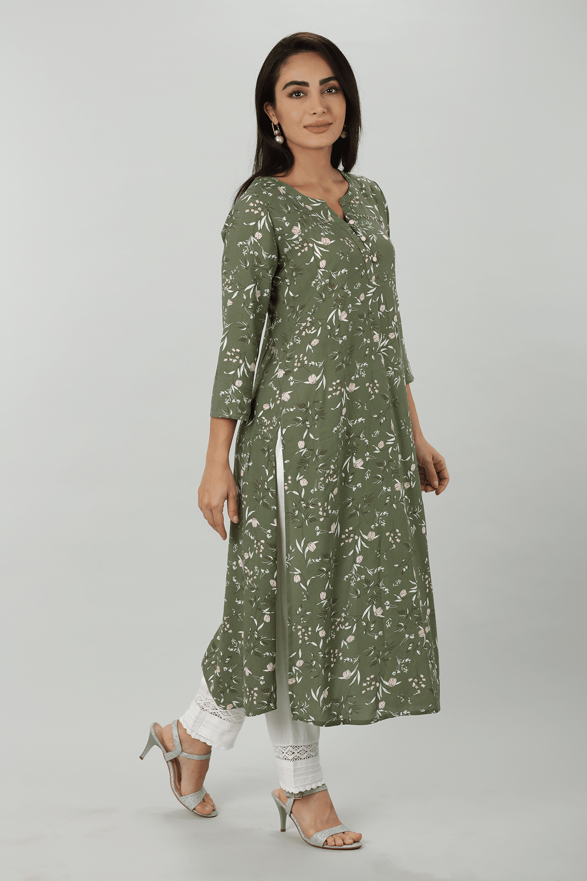 Green Kurtis For Women