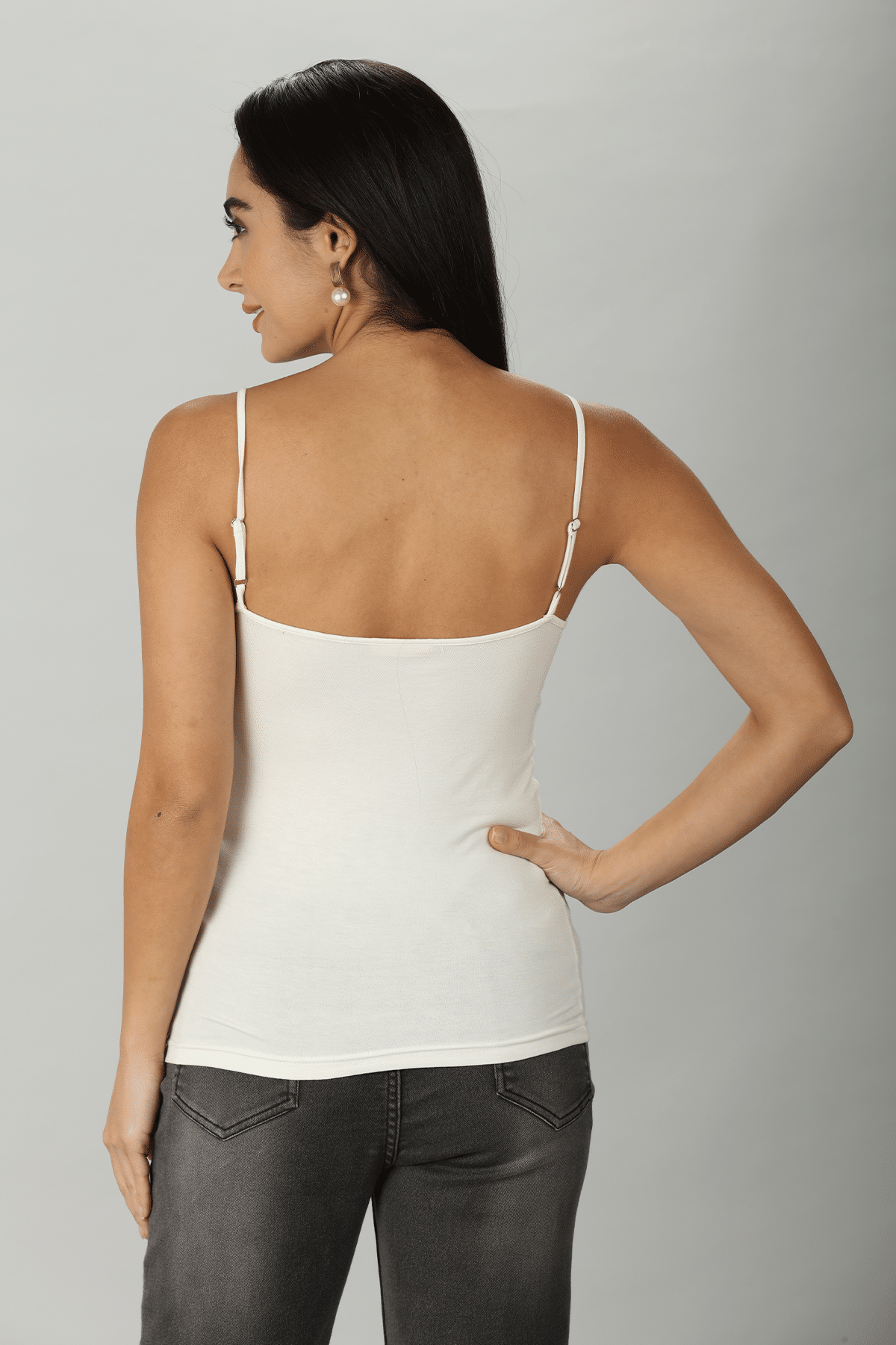 Off White Veil Camisoles - Image 5