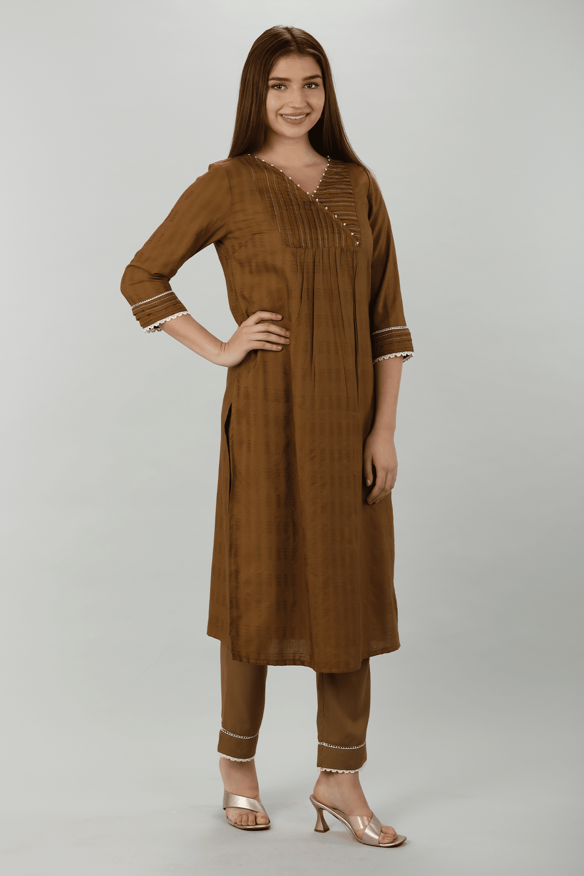 Brown Kurtis For Women