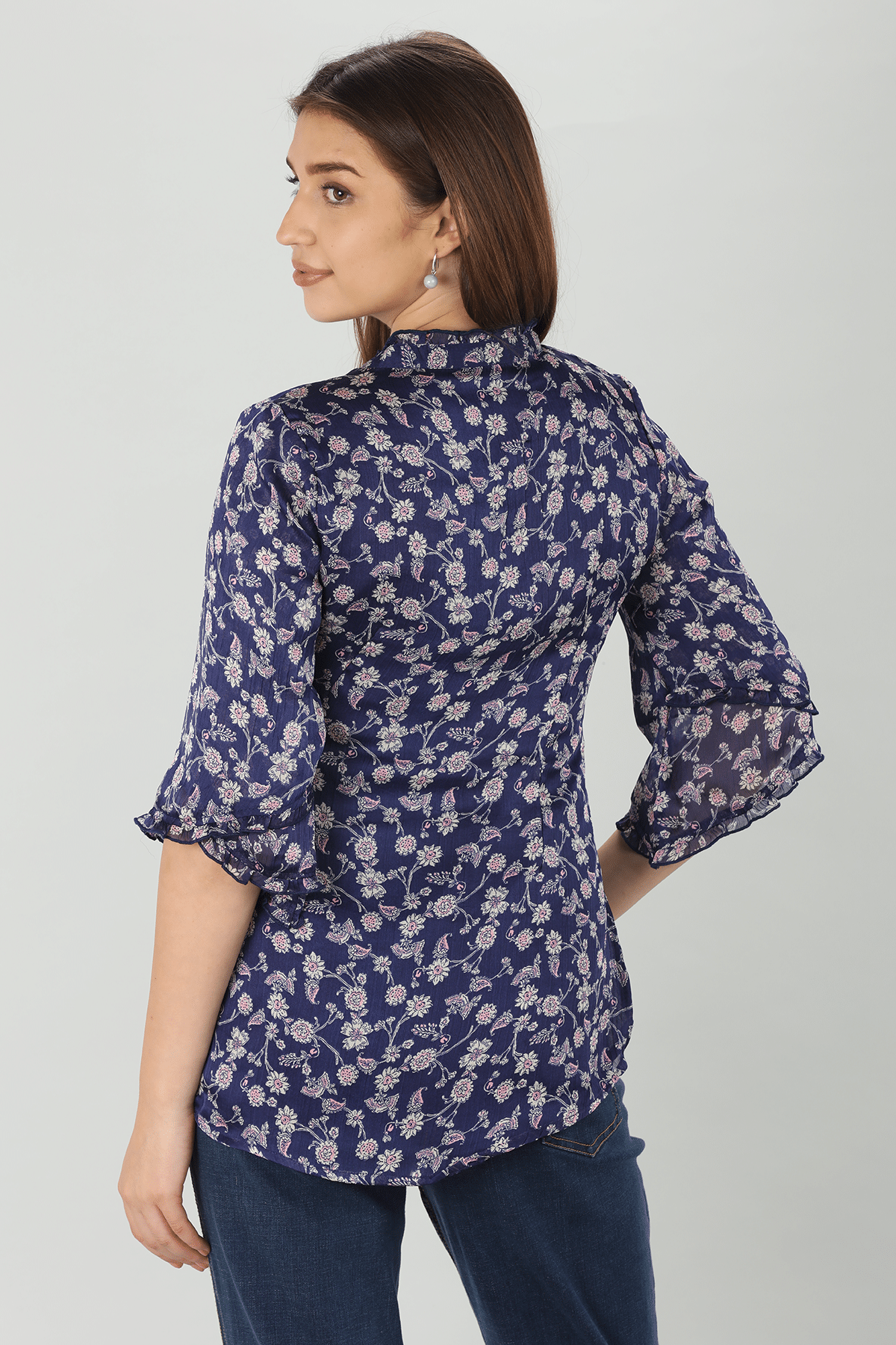 Bellflower Chiffon Top - Image 6