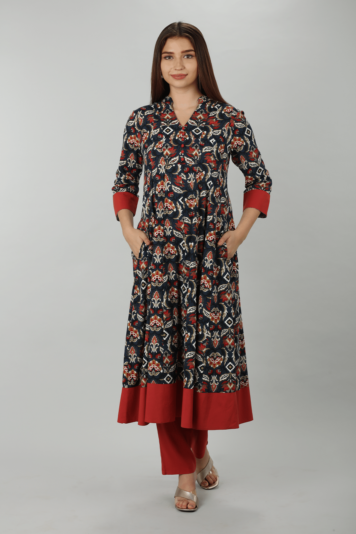 Red Palazzo For Women