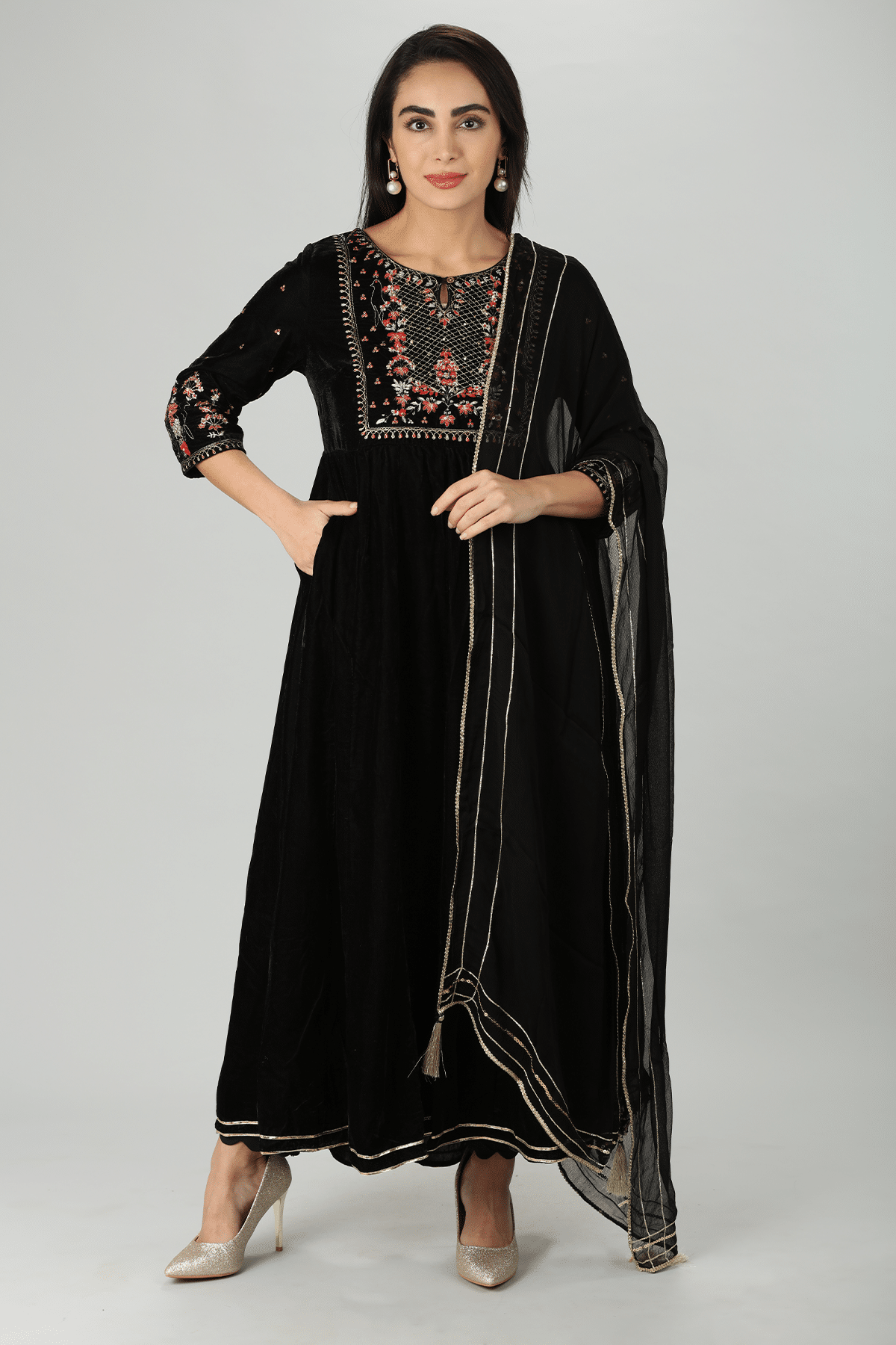 Black Kurti For Women