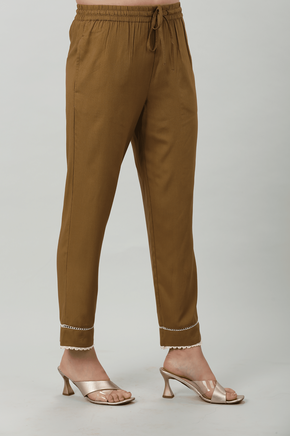 Solid Rayon Palazzo - Image 3