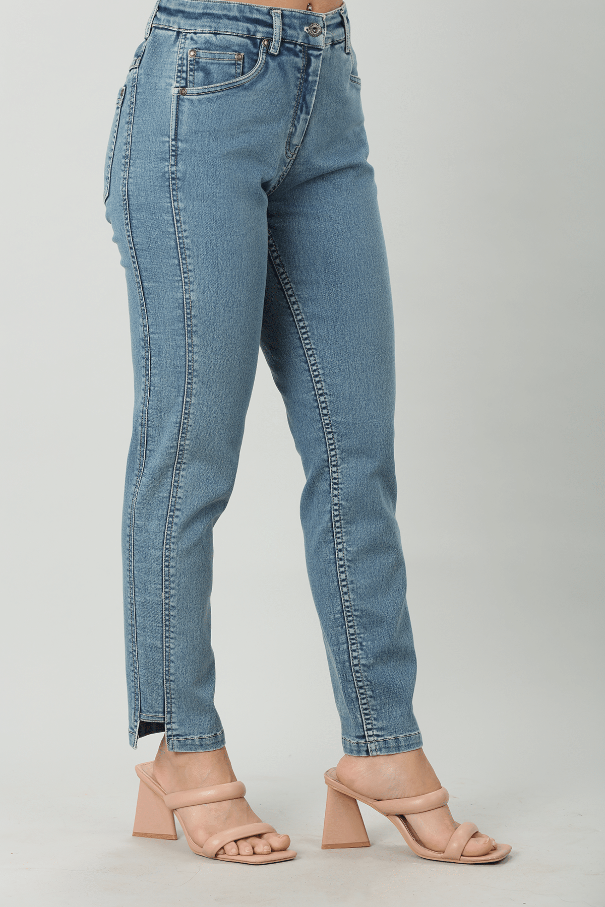 Blue Ankle Fit Denim - Image 2
