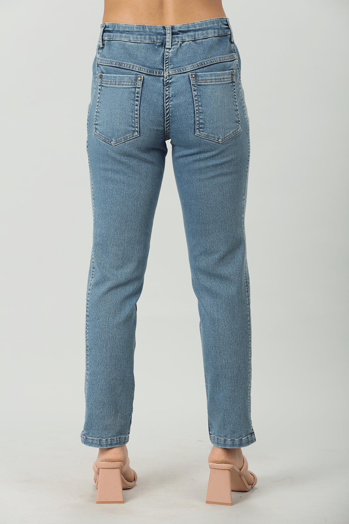 Blue Ankle Fit Denim - Image 5