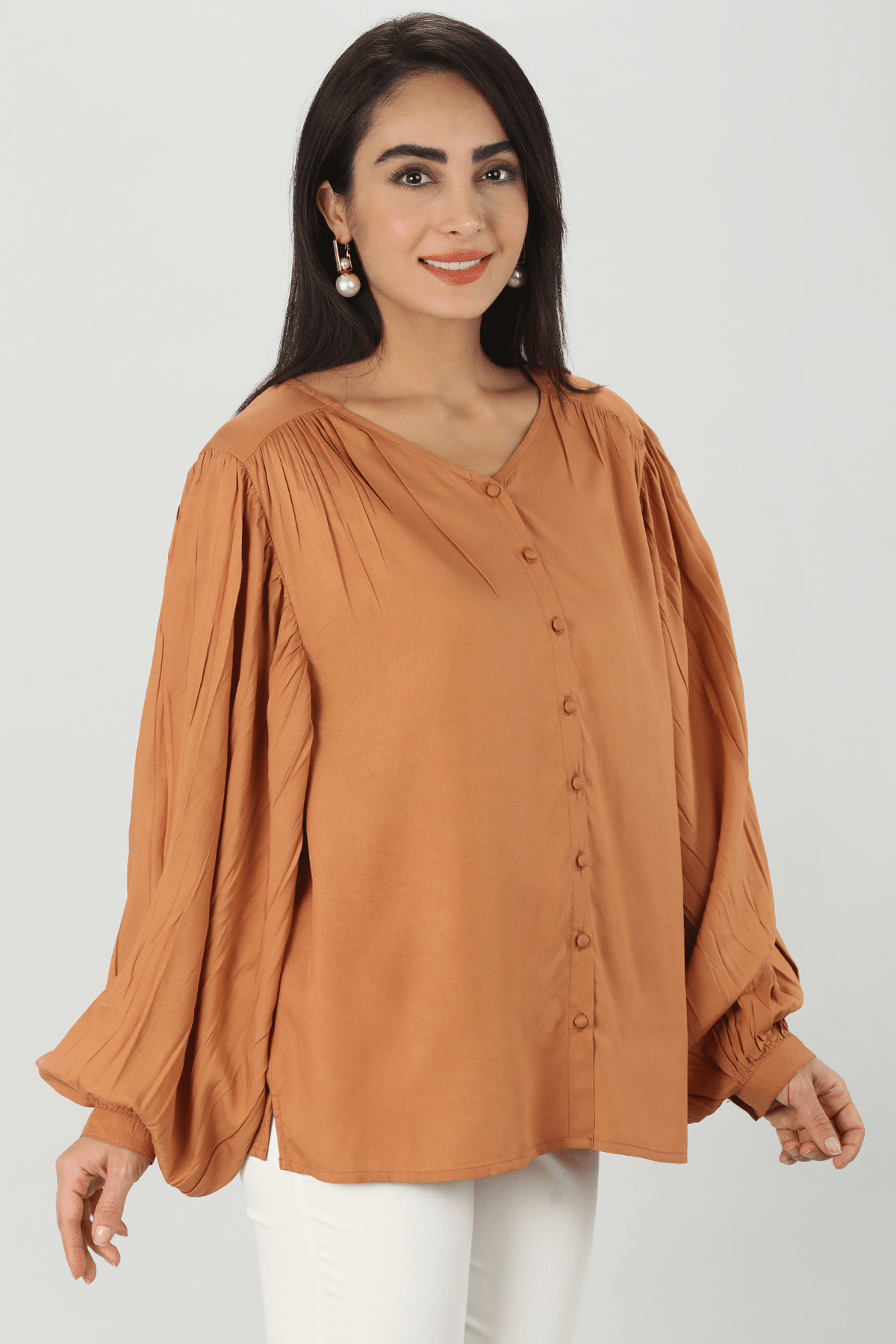 Beige Color Tops For Women