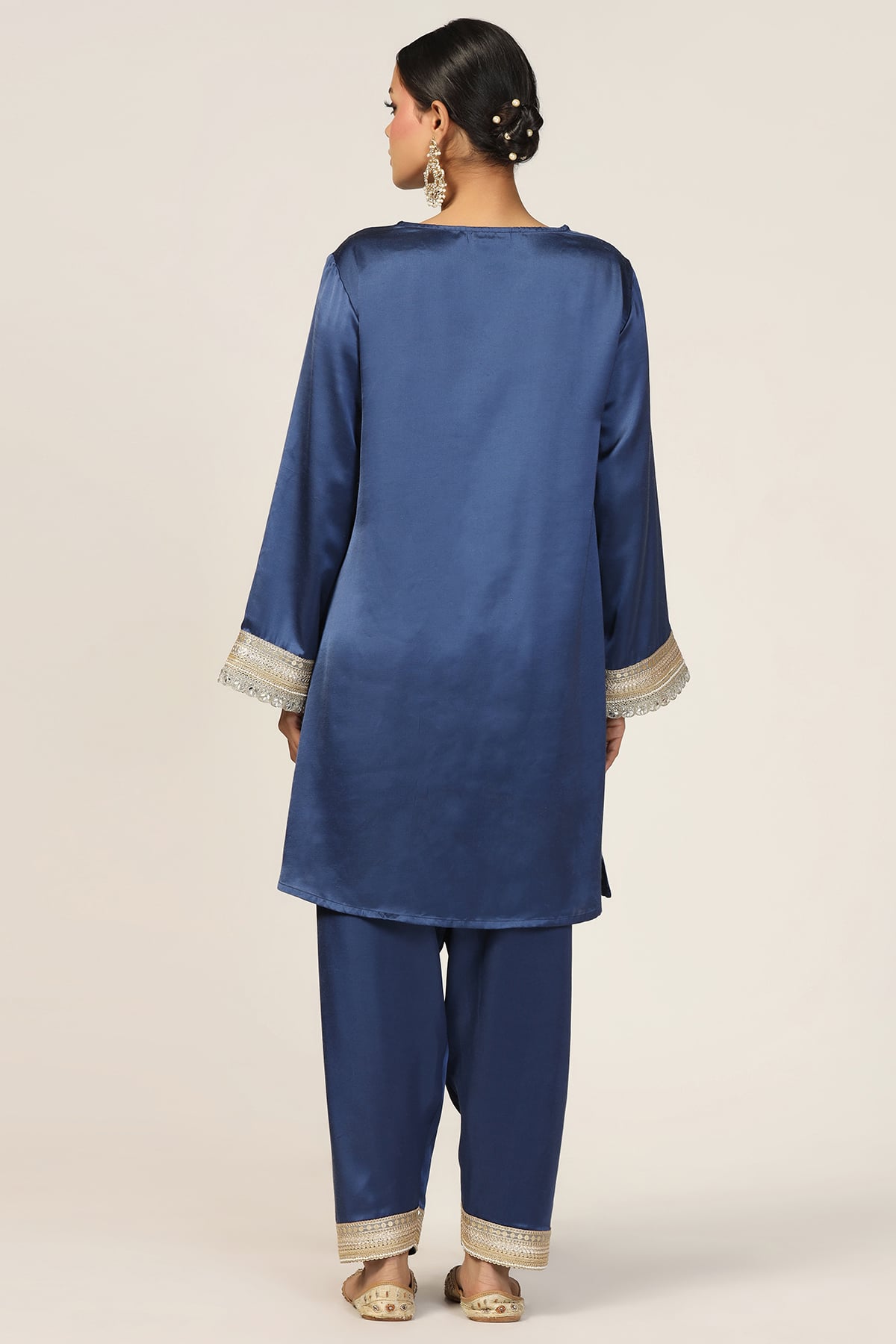 Blue Kurta For Ladies