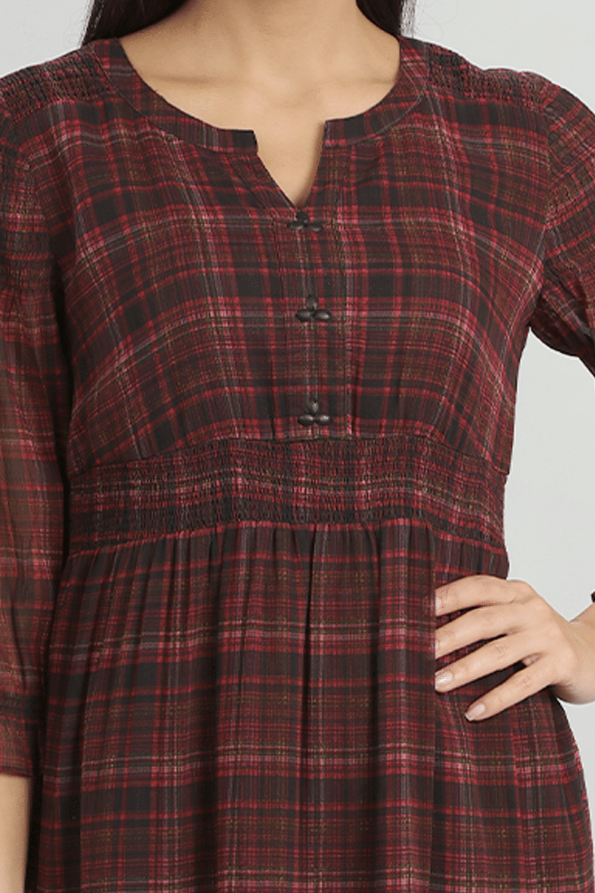 Rust Red Dress For Woman
