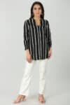 Black And White Shirt Striped For Women