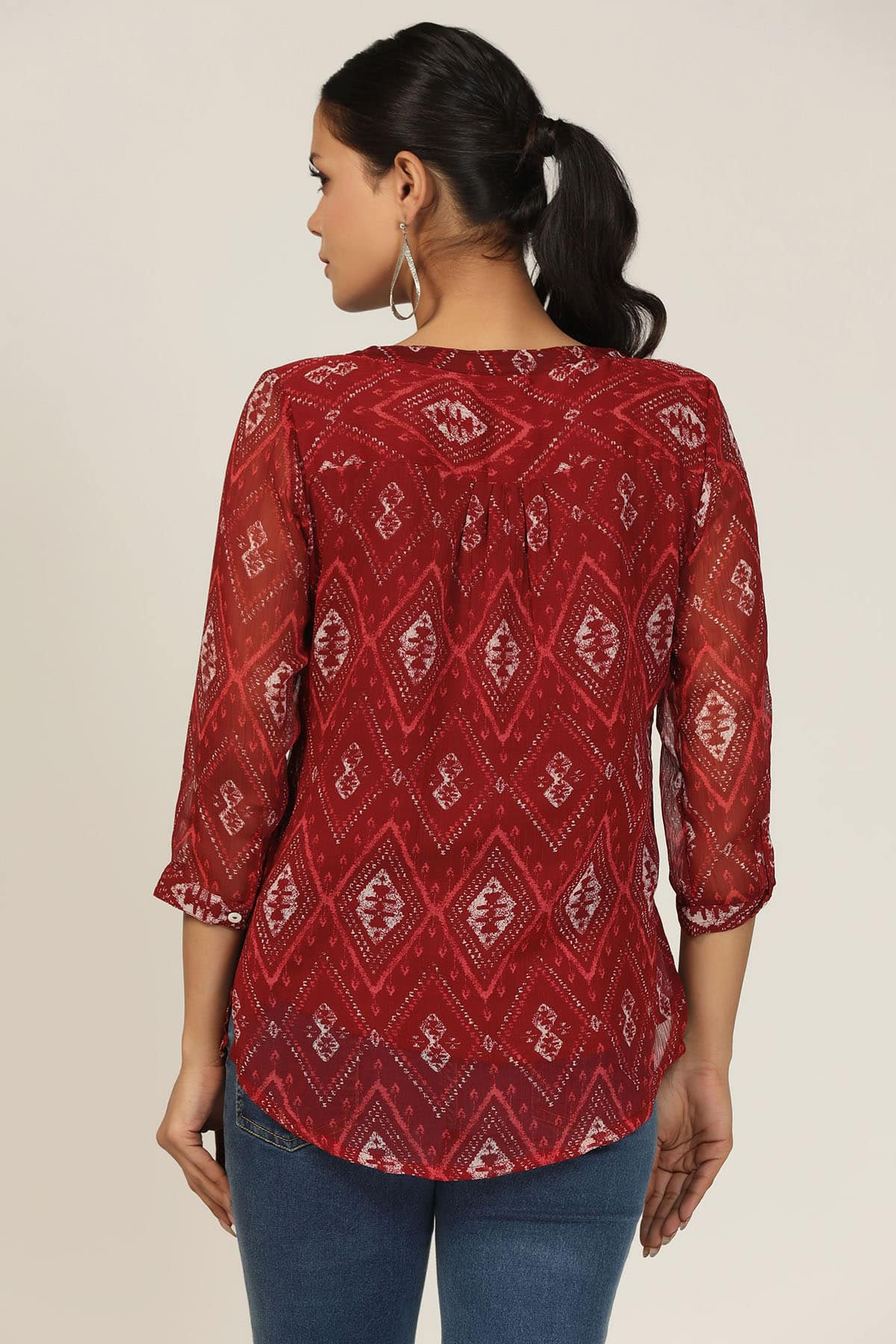 Maroon Shirt For Women