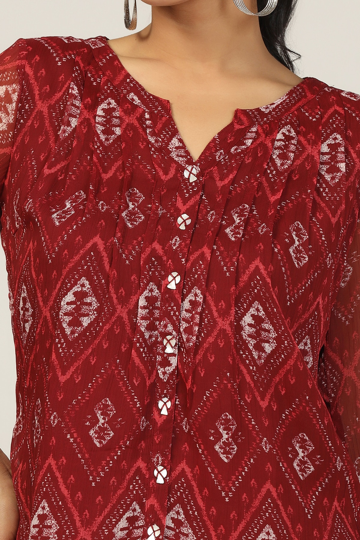 Maroon Shirt For Women