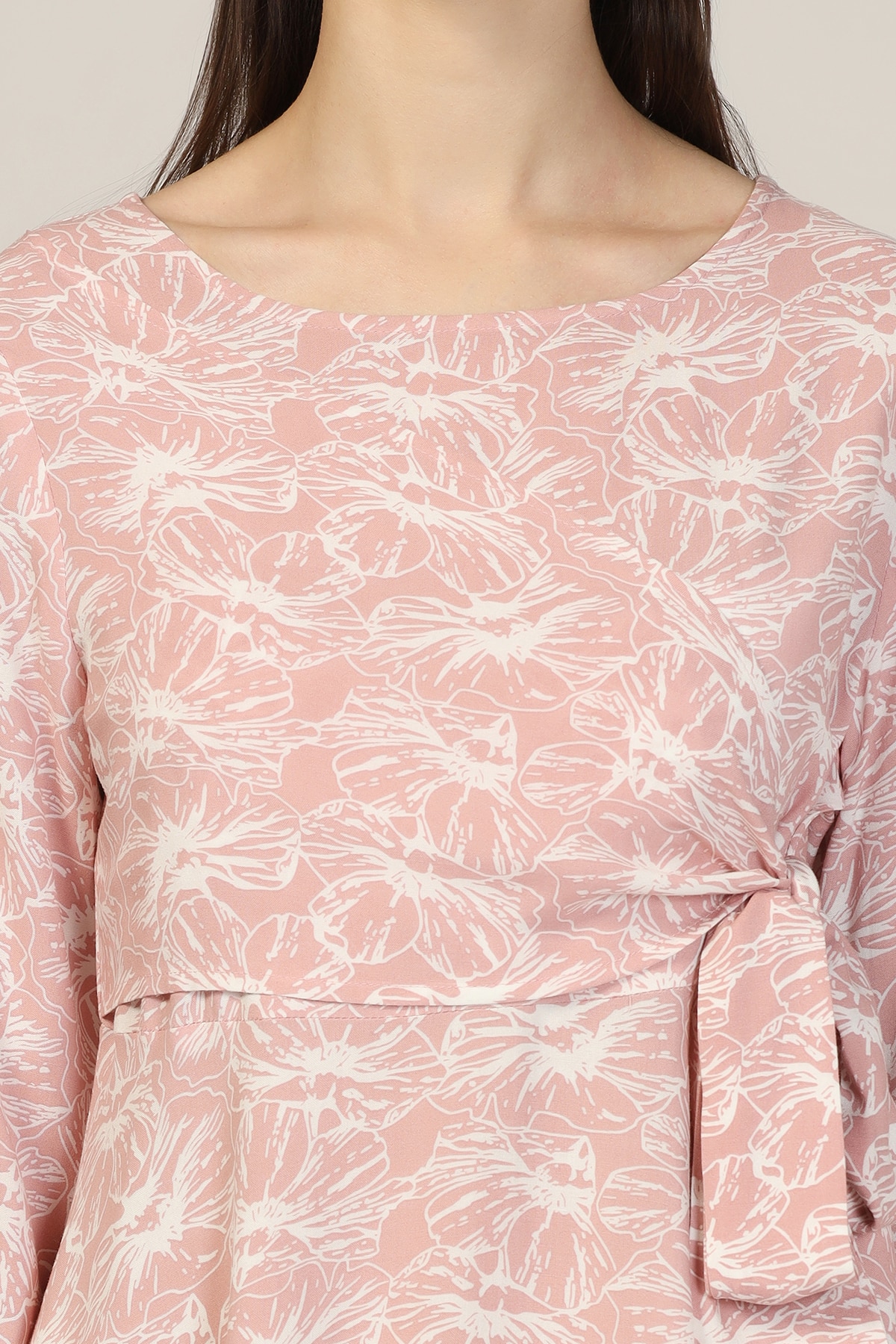 Printed Pink Top Ladies