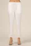 Solid White Palazzo Pants For Ladies