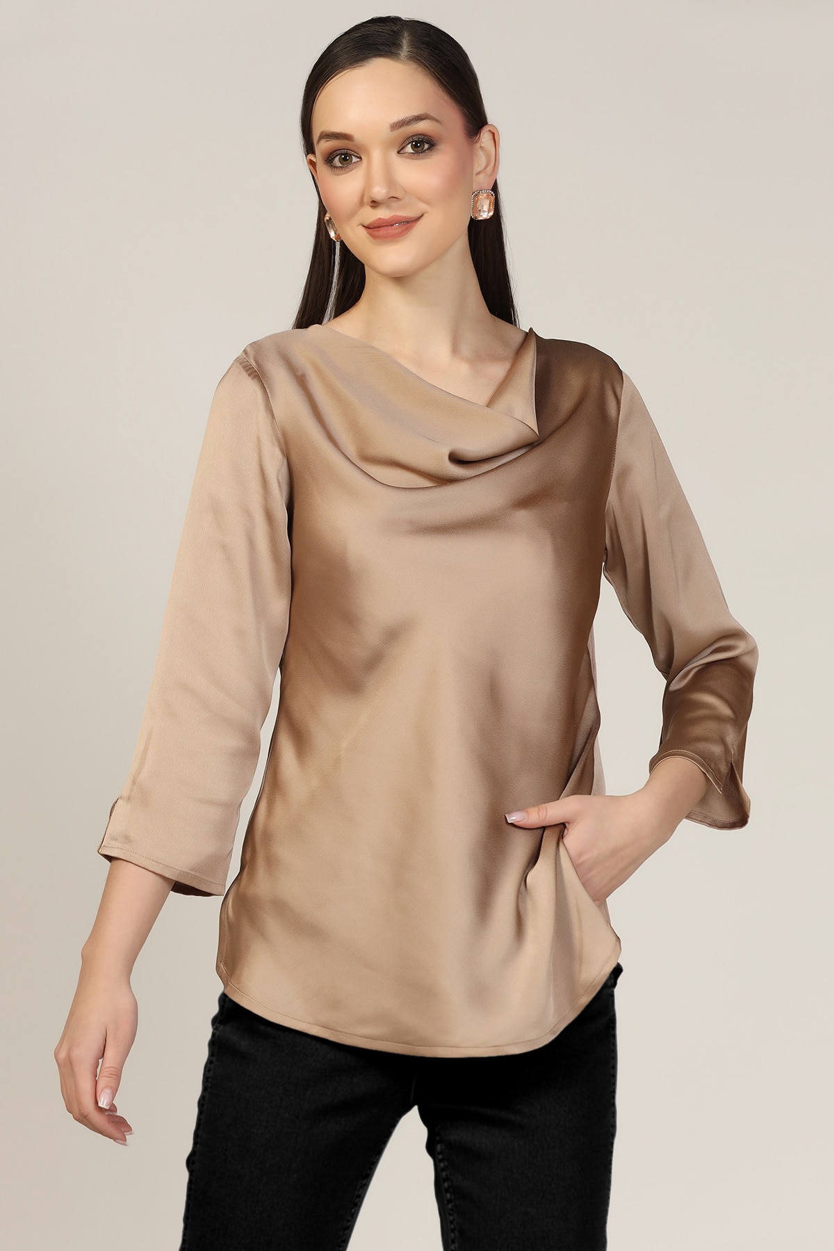 Beige Color Tops For Women