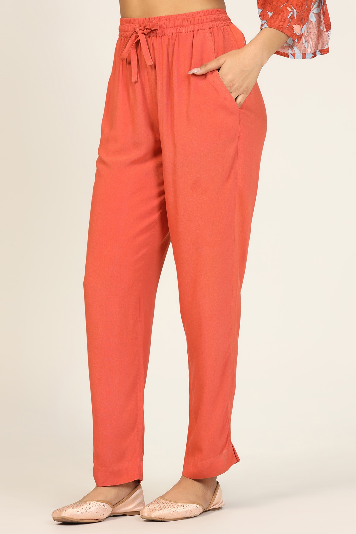 Rust Palazzo For Women