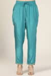 Solid Blue Palazzo For Women