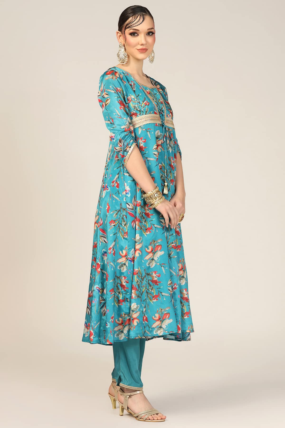 Blue Kurta For Woman