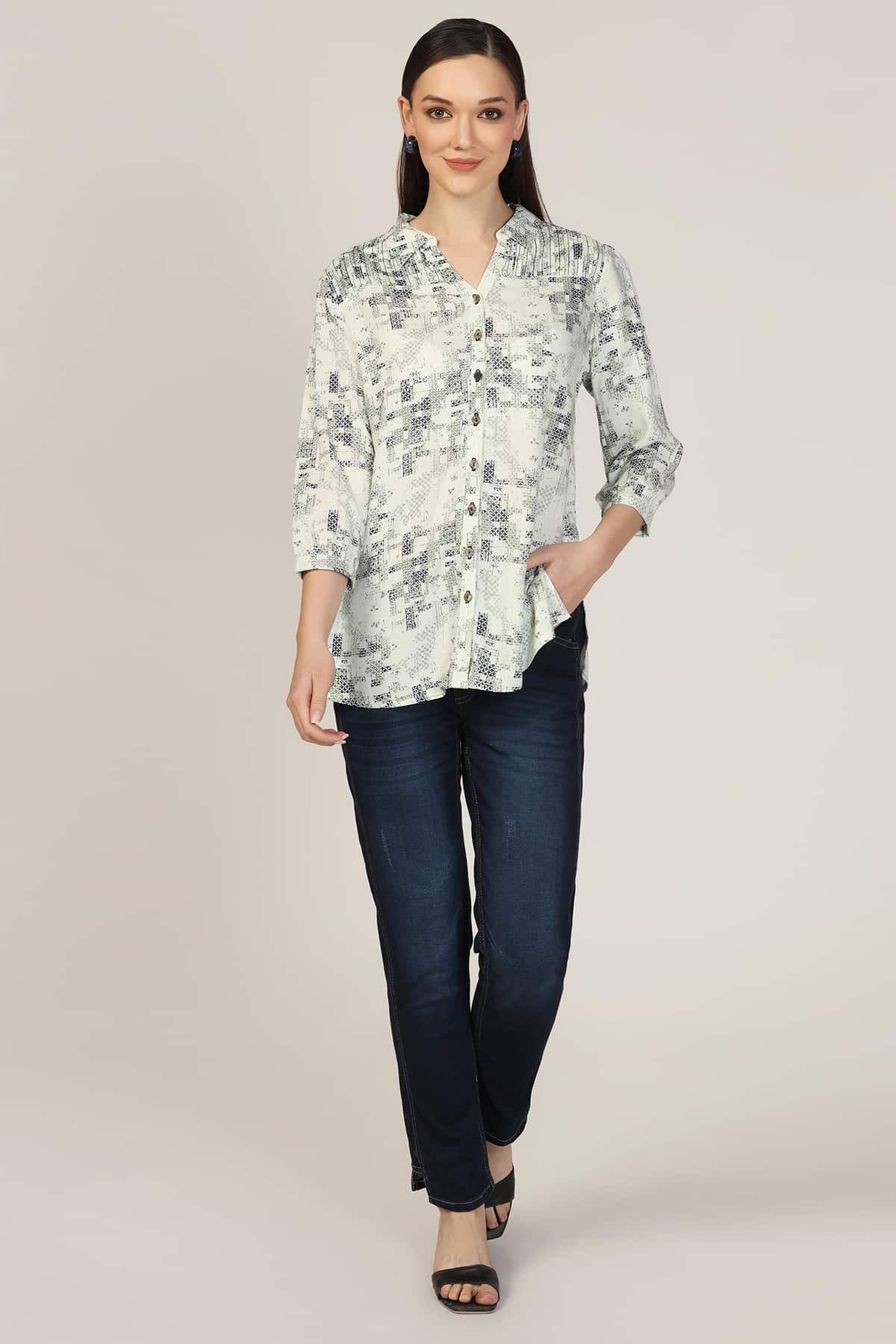 Light Green Shirt For Women