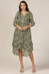 Olive Green Dress Women