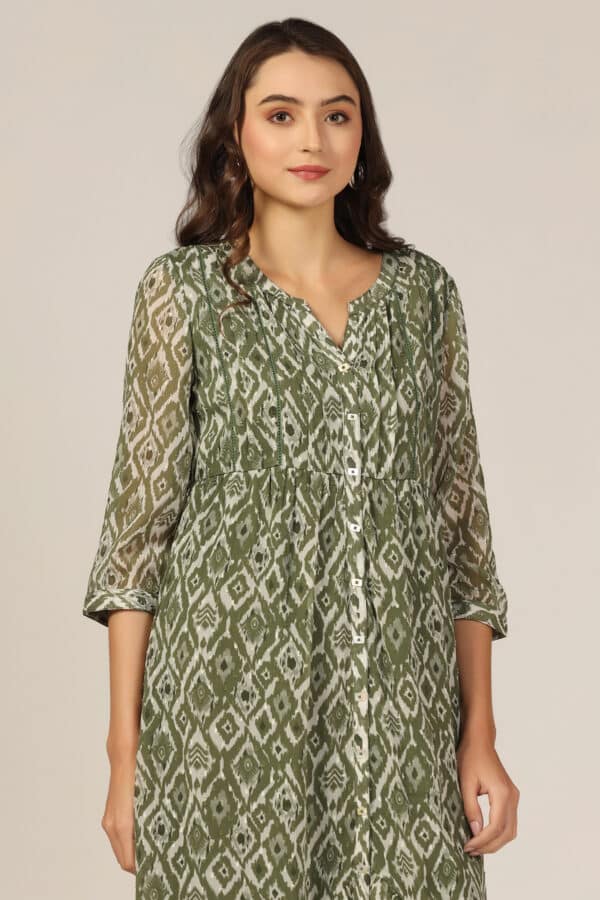 Olive Green Dress Women