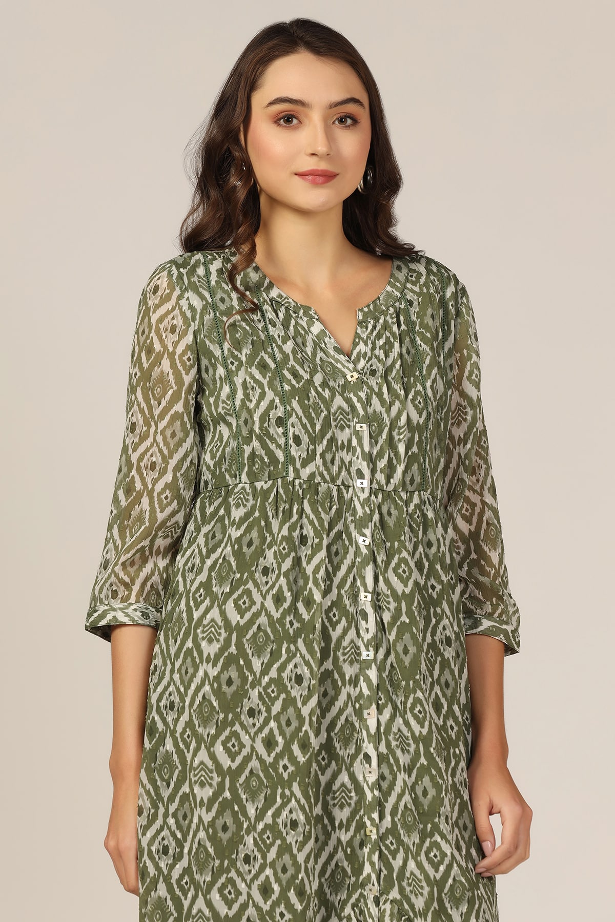 Olive Green Dress Women