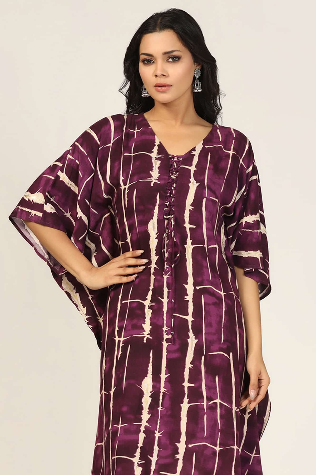 Wine Color Kurti For Women