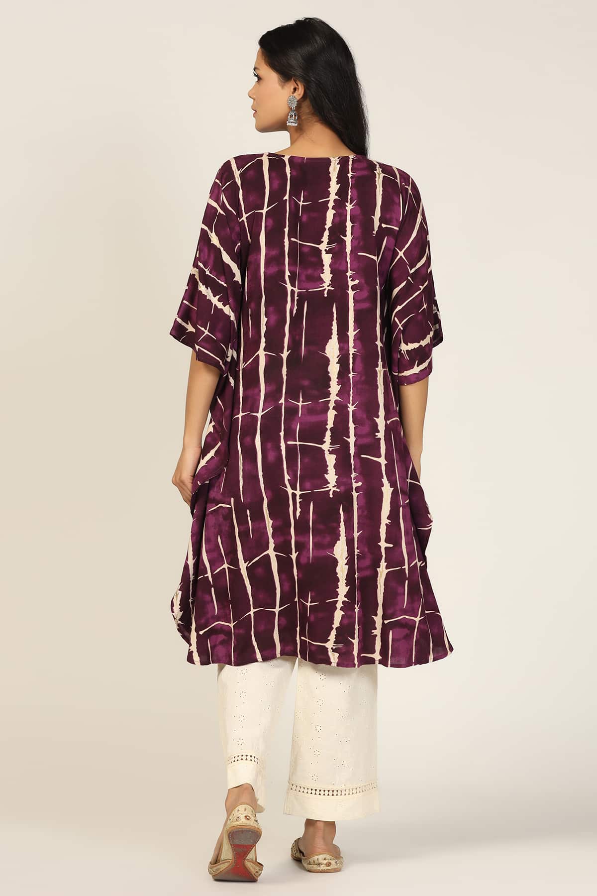 Wine Color Kurti For Women