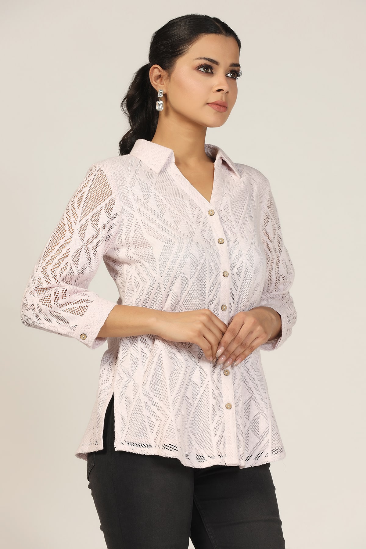 Lavender Shirt For Women