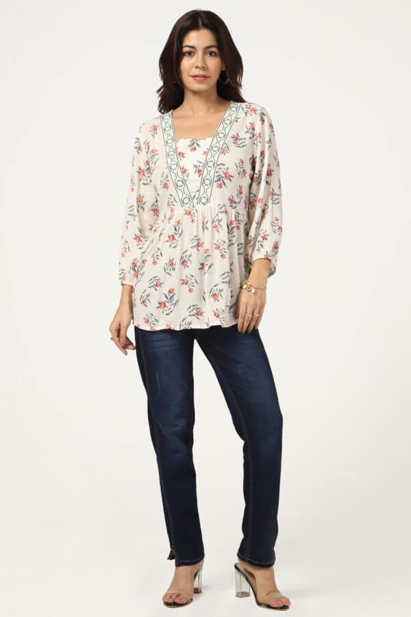 Off White Top Women