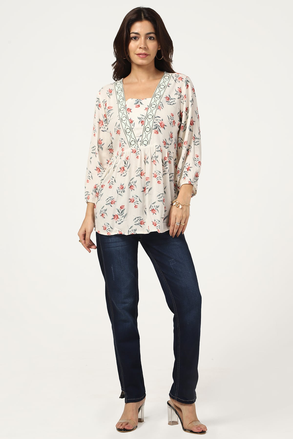 Off White Top Women