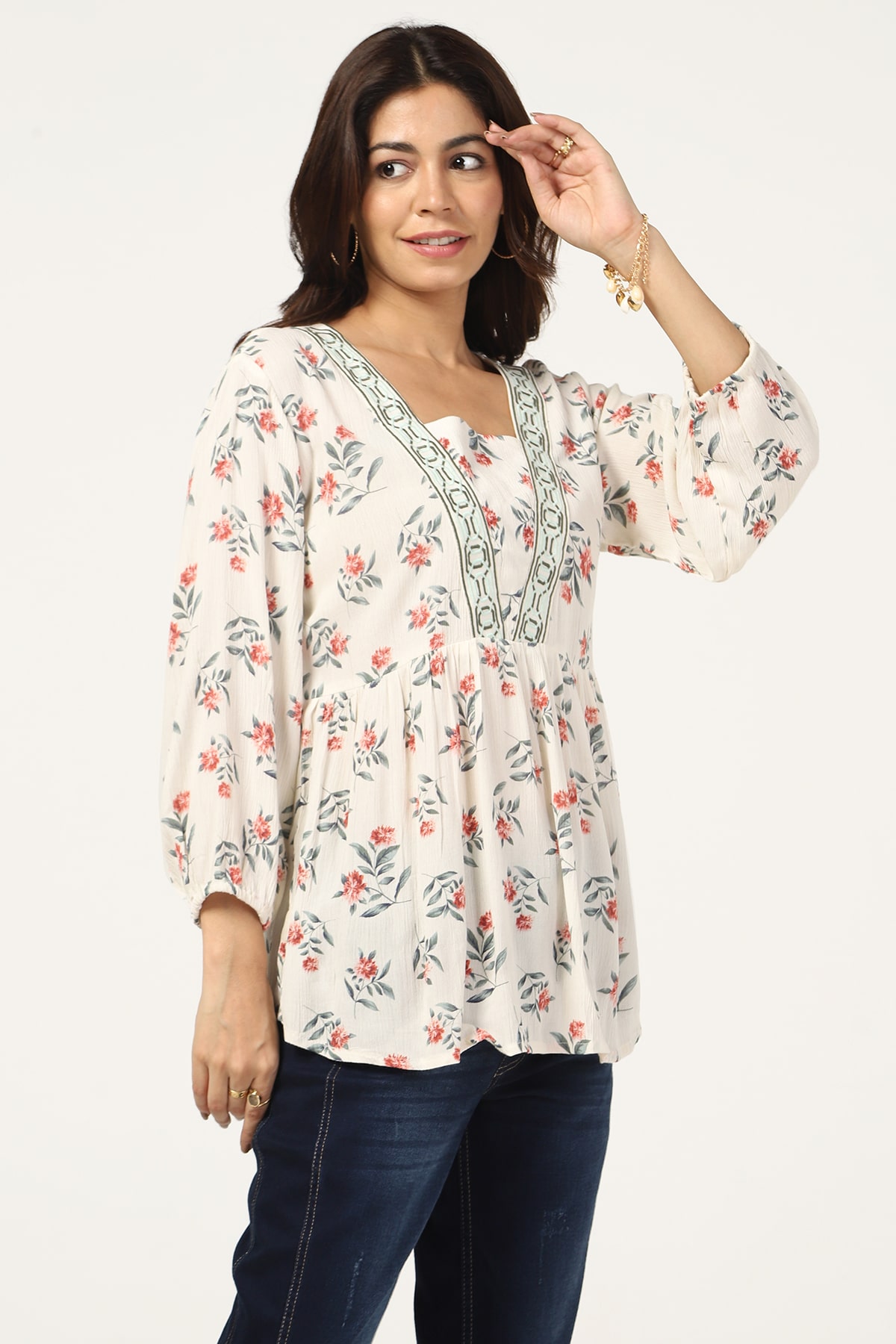 Off White Top Women