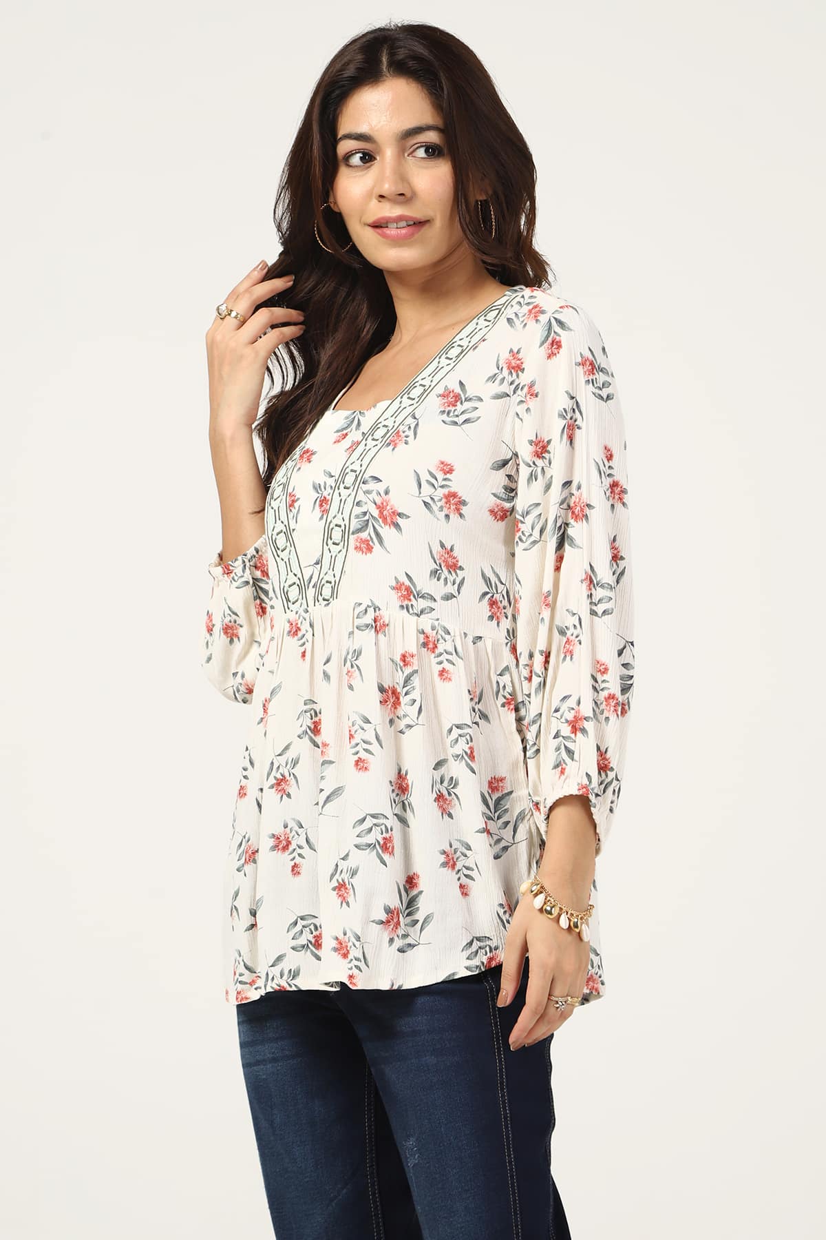 Off White Top Women