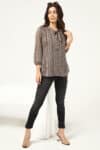 Printed Black Tops For Women