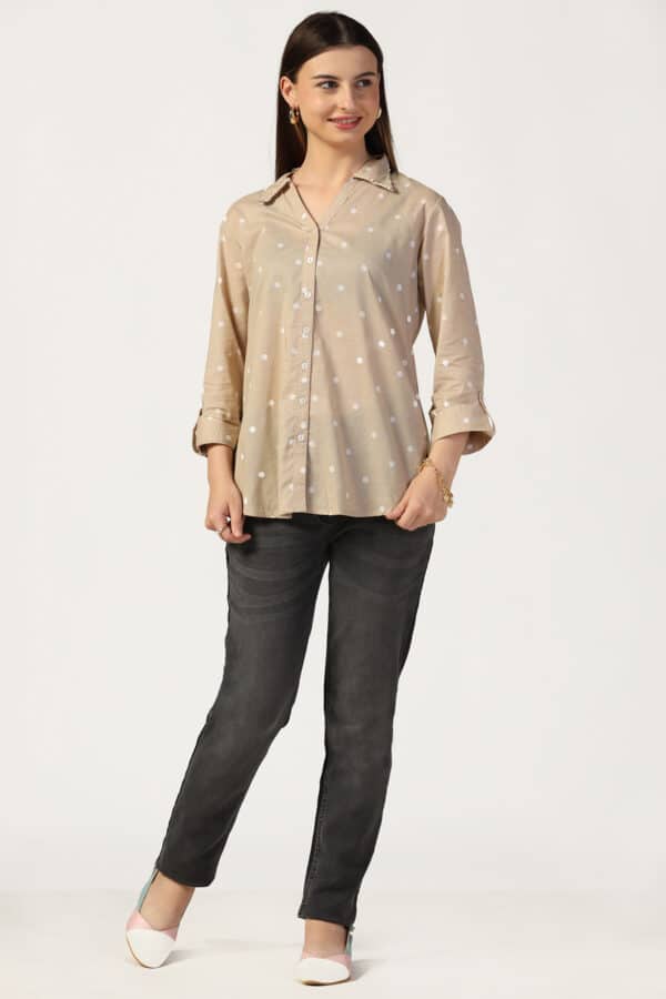 Beige Shirt Women