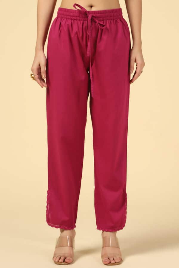 Maroon Palazzo For Women