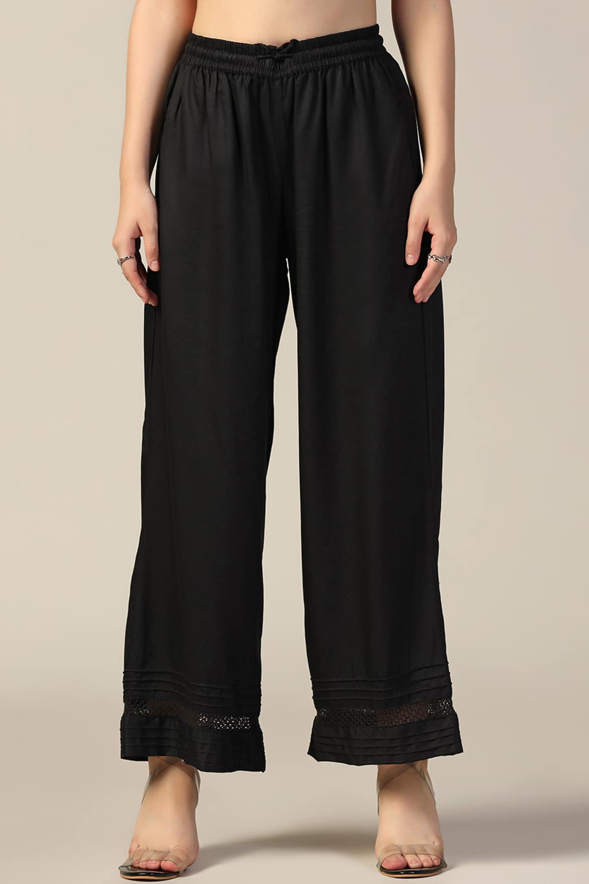 Black Palazzo Pants For Women