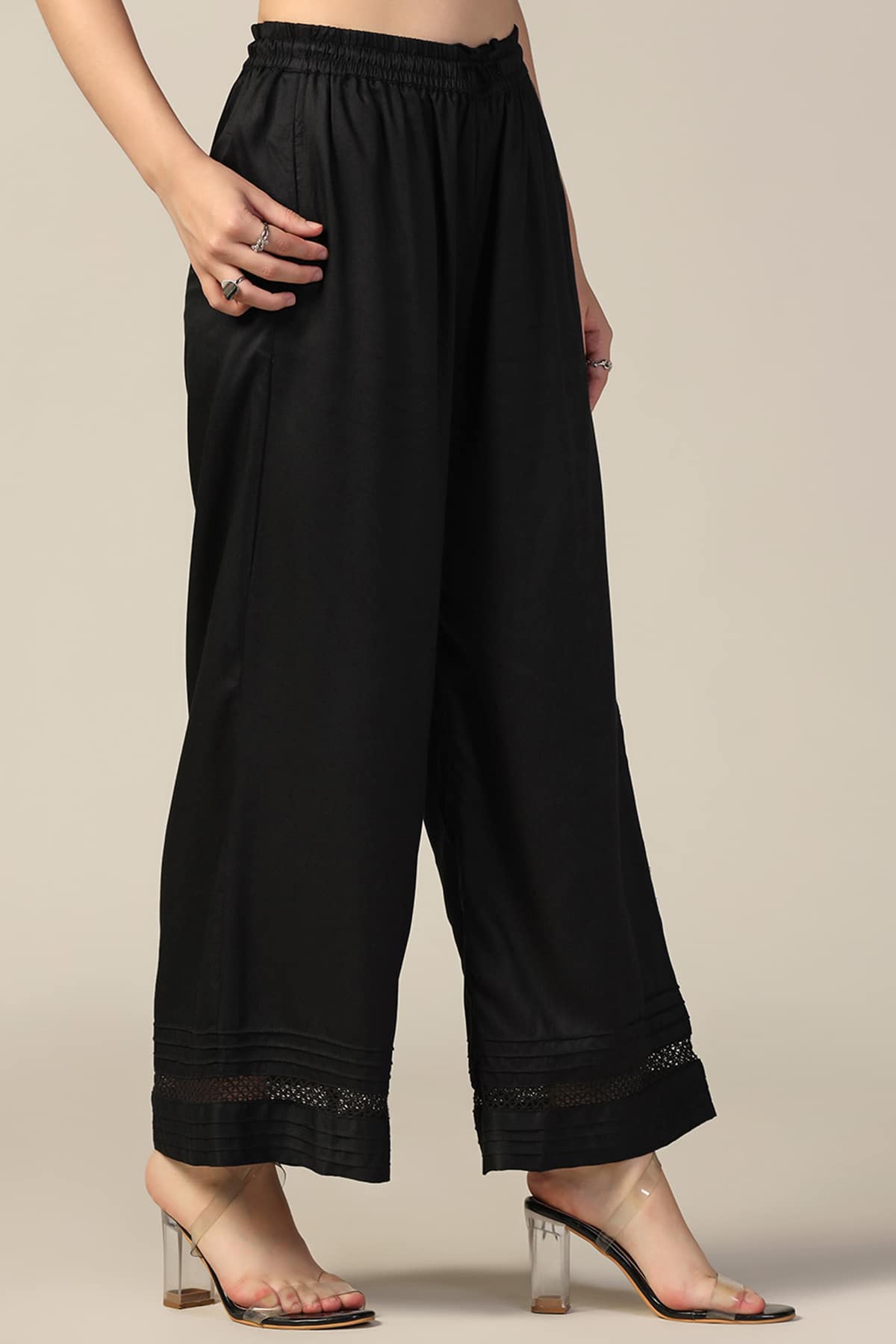 Black Palazzo Pants For Women