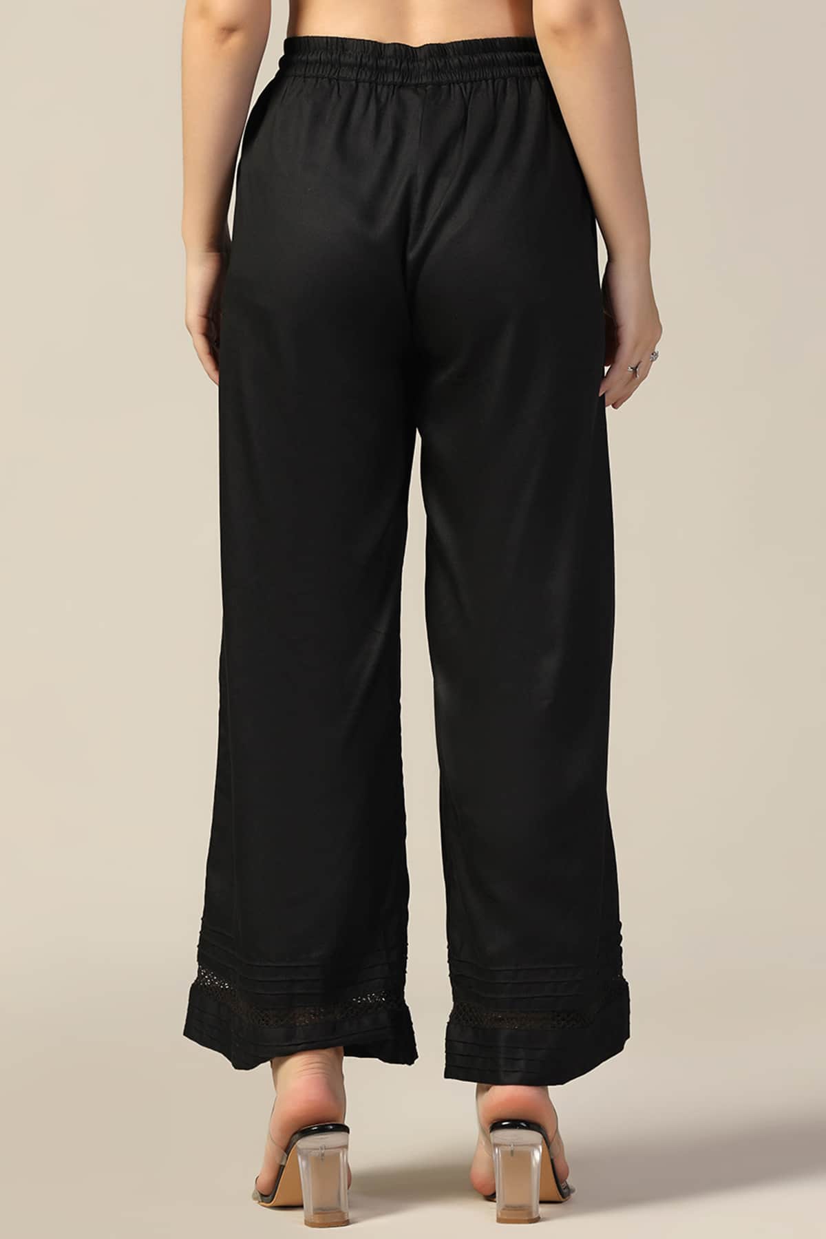 Black Palazzo Pants For Women