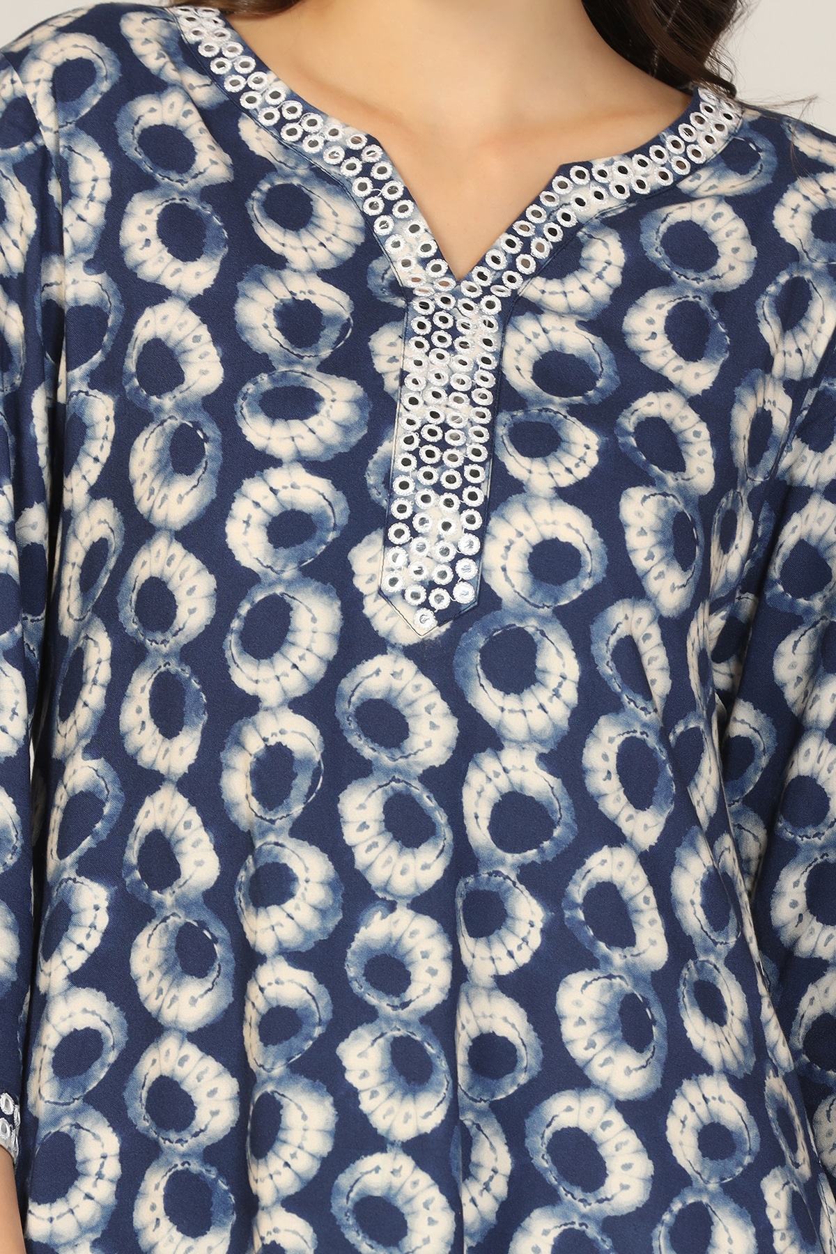 Indigo Blue Kurta For Ladies
