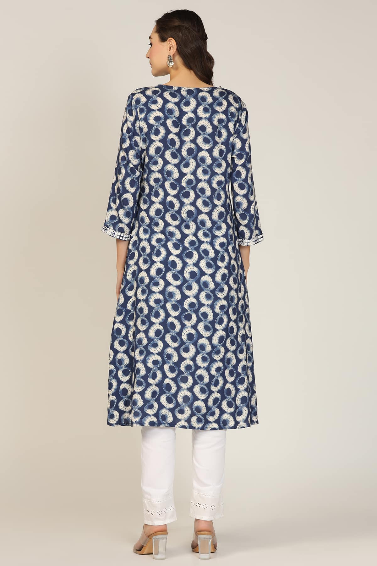 Indigo Blue Kurta For Ladies