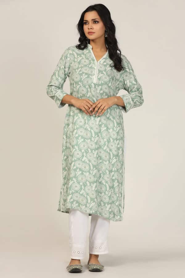 Green Kurtis For Women