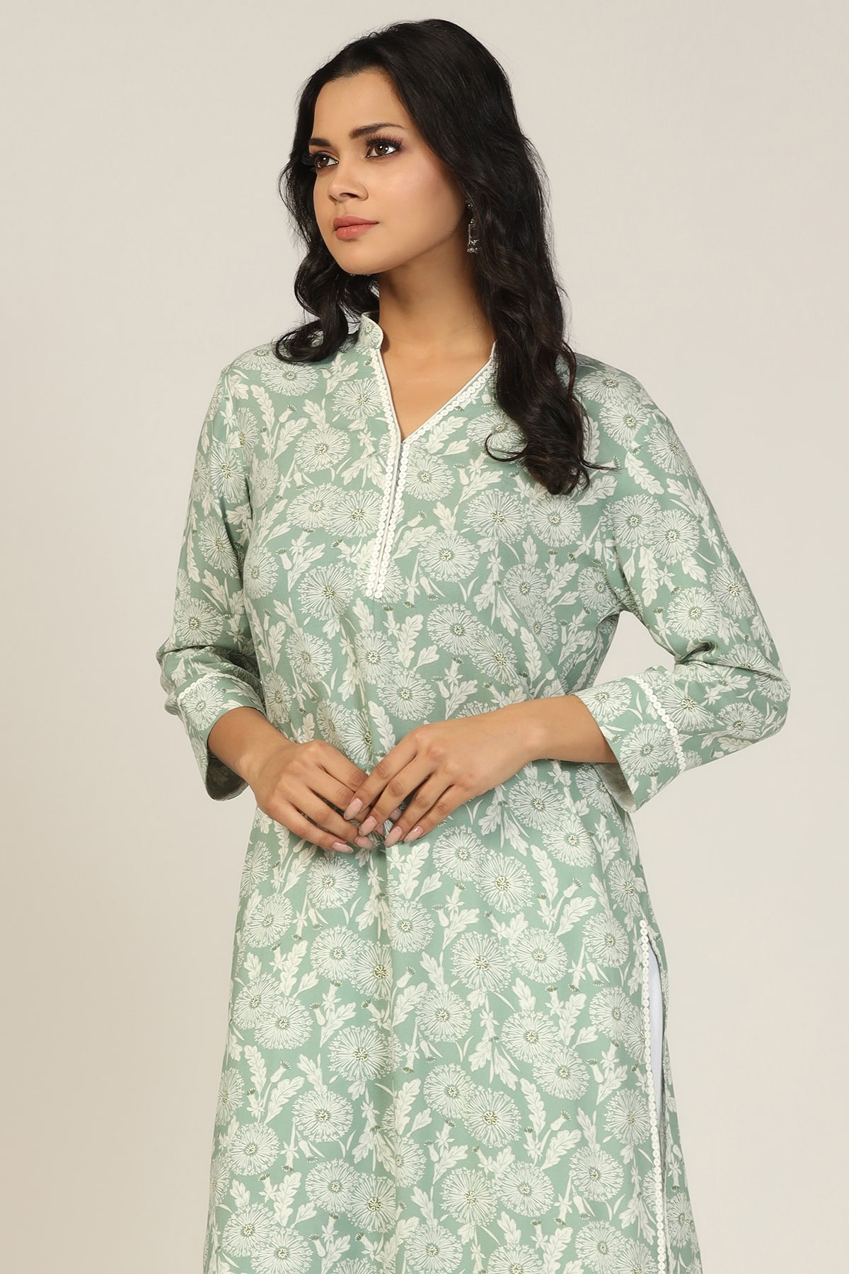 Green Kurtis For Women