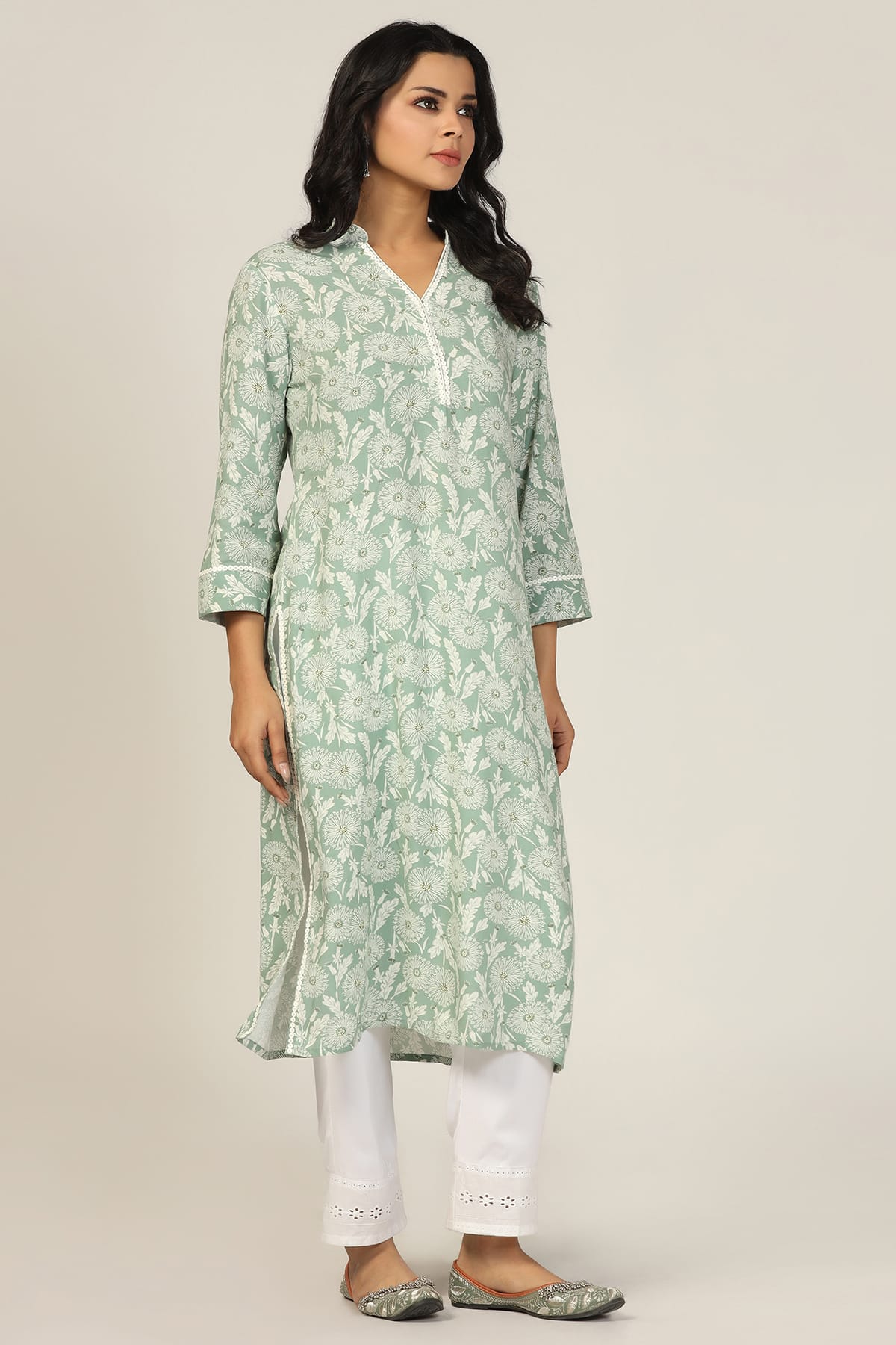 Green Kurtis For Women