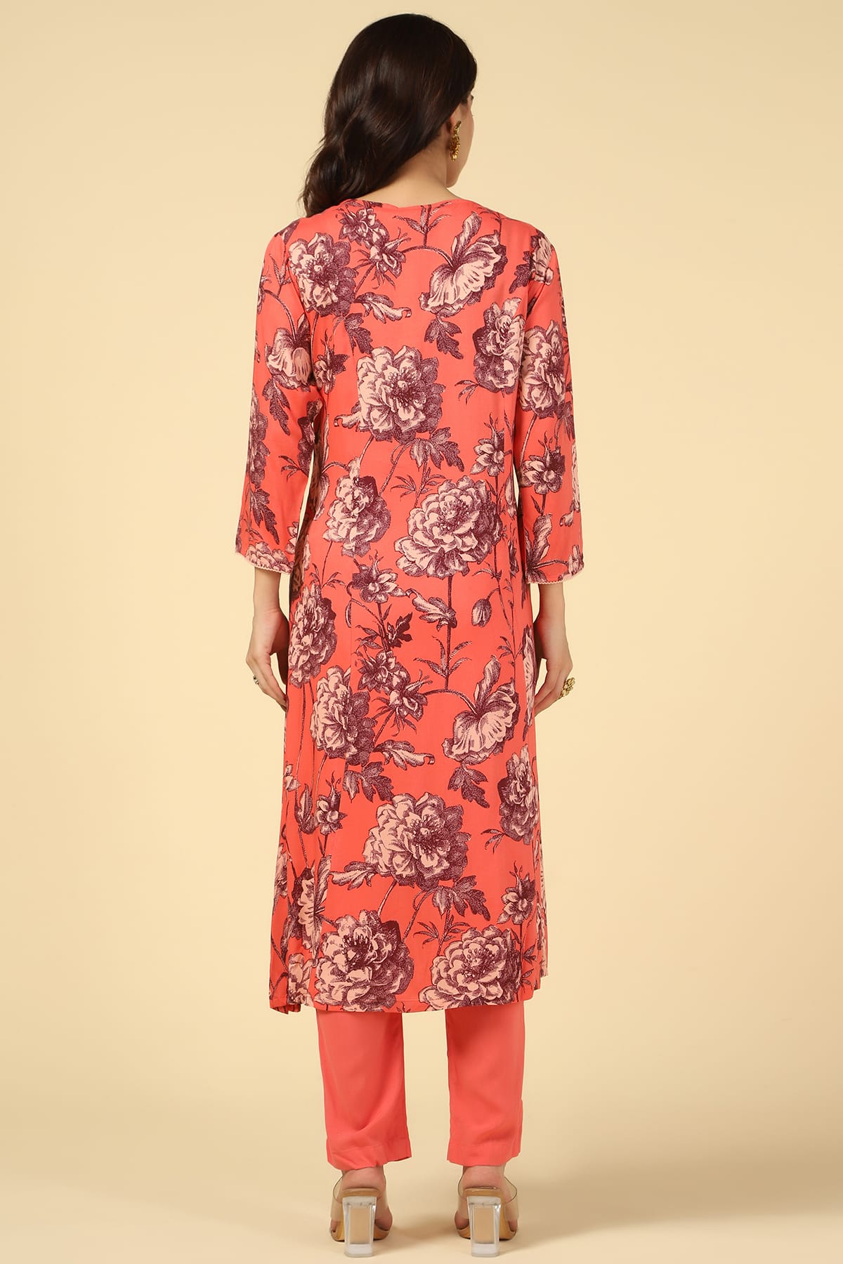 Orange Kurta Womens