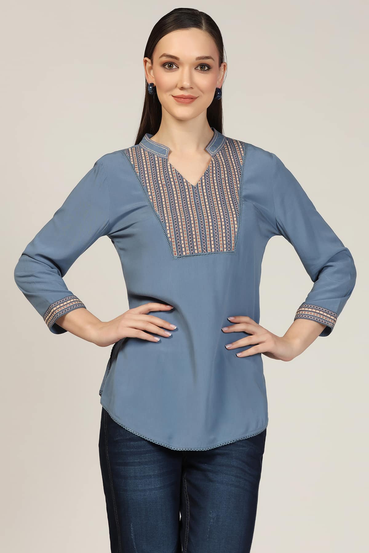 Blue Top For Women