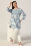 Blue Colour Tops For Ladies