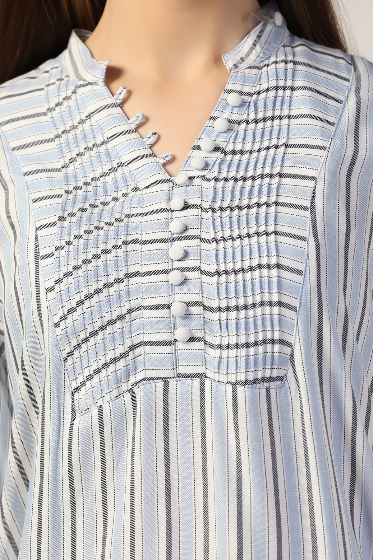 White and Blue Business Casuals For Women