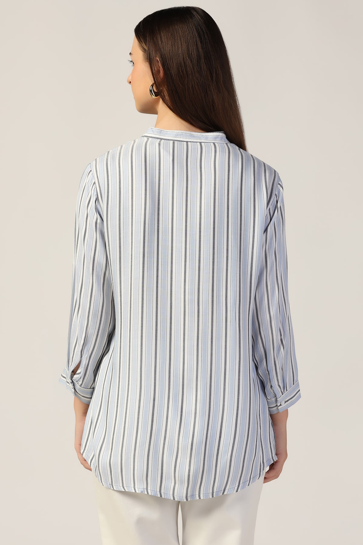 White and Blue Business Casuals For Women